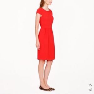 J.Crew Poppy Crepe Cap-Sleeve Dress (Work/Office)